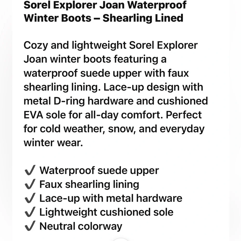 Sorel Explorer || Joan boots